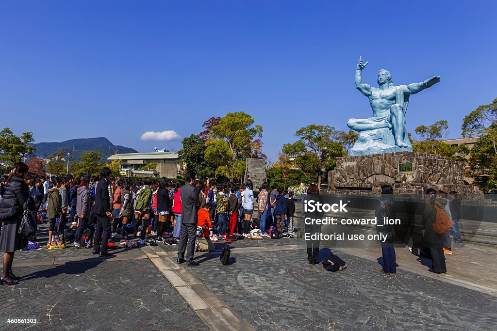 Nagasaki Peace Monument - Lizenzfrei Friedenssymbol Stock-Foto