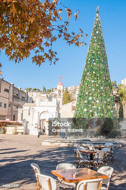 Navidad En Nazaret Foto de stock y más banco de imágenes de Arquitectura - Arquitectura, Arquitectura exterior, Basílica