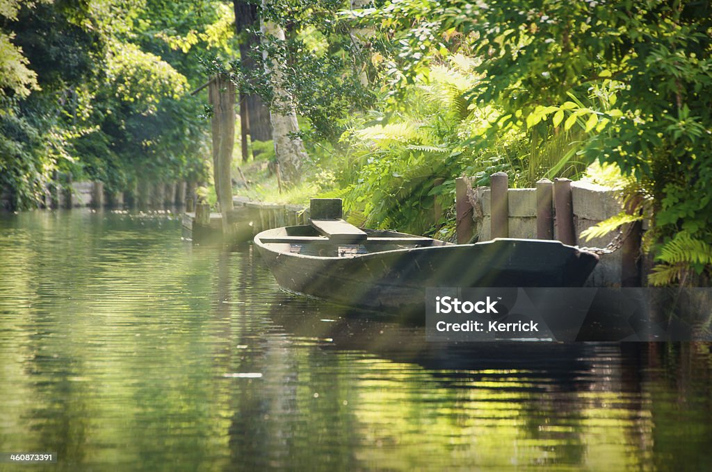 river Landschaft mit grünen Wald im Spreewald/Deutschland - Lizenzfrei Land Brandenburg Stock-Foto