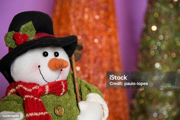 Snowman Stock Photo - Download Image Now - Candle, Celebration Event, Christianity