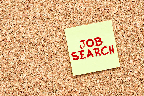 istock Job search on Cork board with Note Paper 460889983