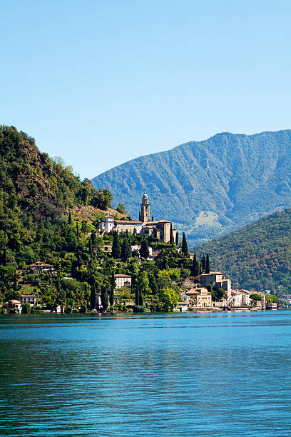 istock Lake Lugano and Morcote 460895089
