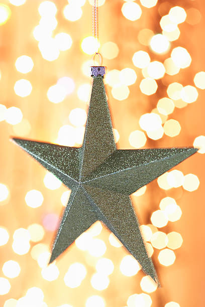istock Christmas star ornament close-up 460897573