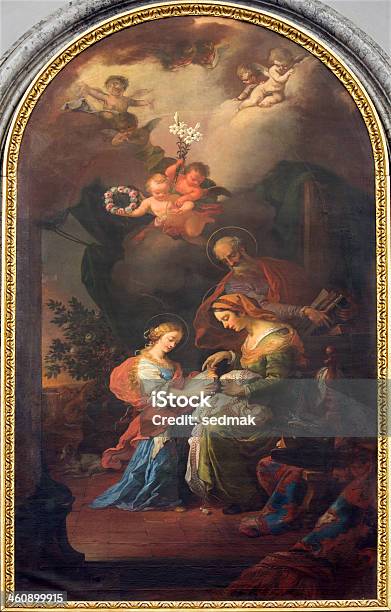 Vienna Little Mary St Joachim And Ann Stock Photo - Download Image Now - St. Joachim, Religious Saint, Child