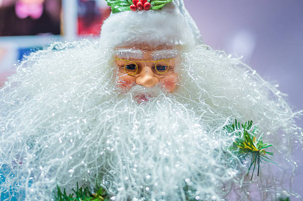Santa Claus Christmas decorations stock photo