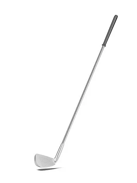 golf club isolated on a white background. 3d render