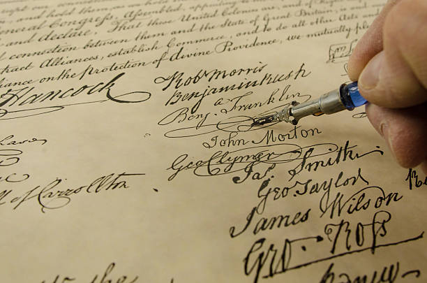 istock Signing the Declaration of Independence 460901775