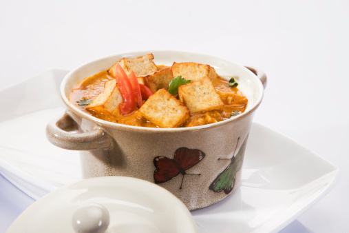 Paneer Masala or  Cheese Cooked in a Creamy Sauce, Indian Dish