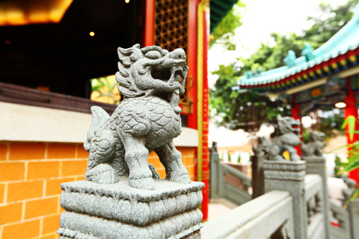 Decorative style of the entrance of a typical old-fashioned house in northern China