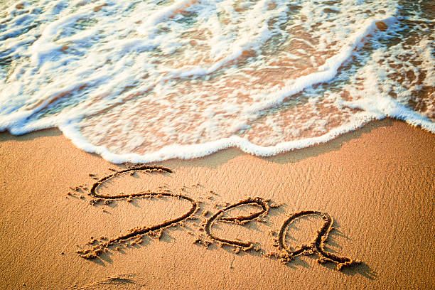 istock Writing Sea on the Beach in Thailand 460920013
