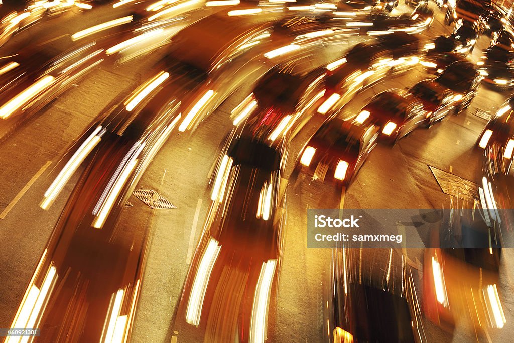 Traffic Jam Horizontal Stock Photo
