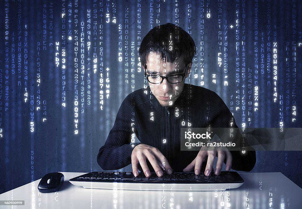 Decoding Hacker Hacker Decoding Information From Futuristic Network Technology Stock ...