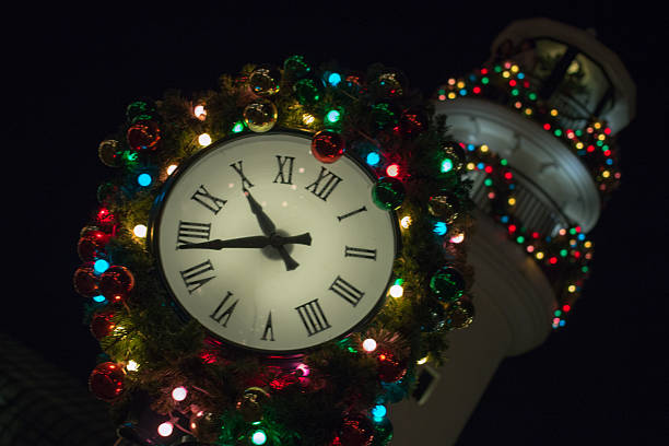 istock Christmas ball around the clock 460944319
