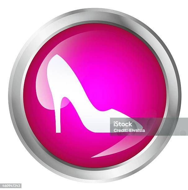 Schuhsymbol Stockfoto und mehr Bilder von Bekleidungsgeschäft - Bekleidungsgeschäft, Clipping Path, Digital generiert