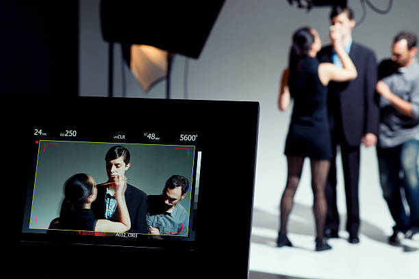istock Makeup Artist and Stylist Working on Model 460973481