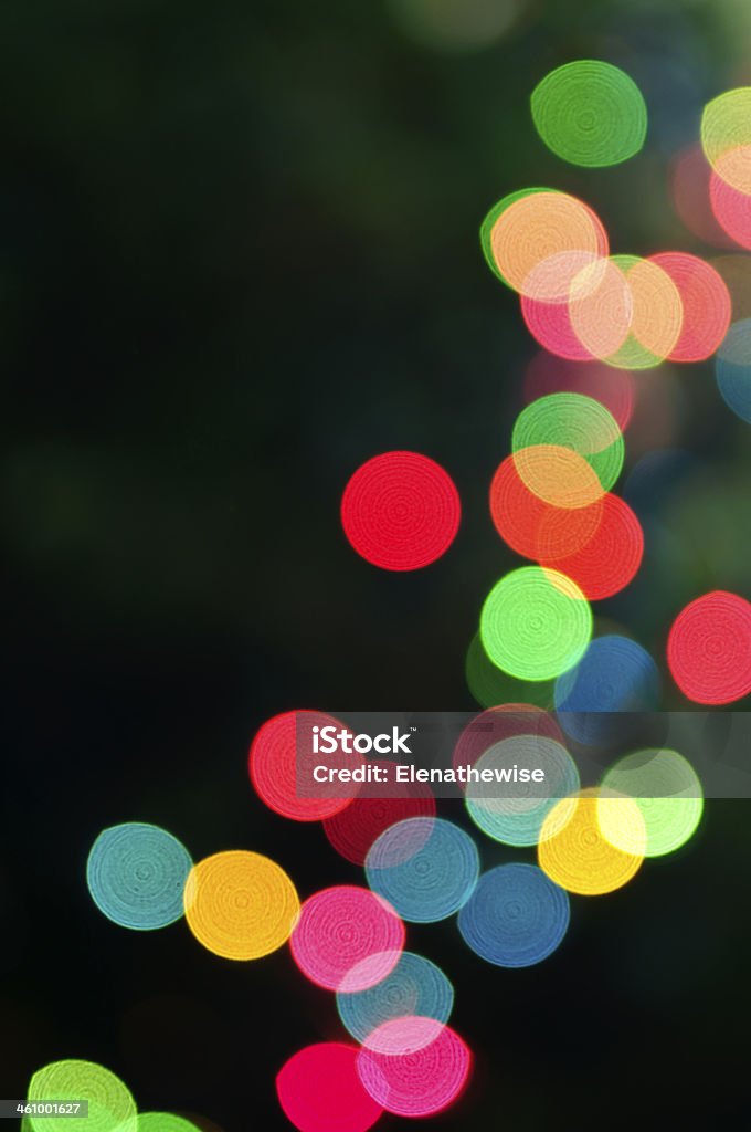 Blurred Christmas lights Out of focus multicolored Christmas light background Abstract Stock Photo