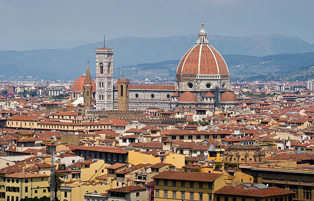 istock Panoramic View of Florence from Piazzale Michelangelo 461012533