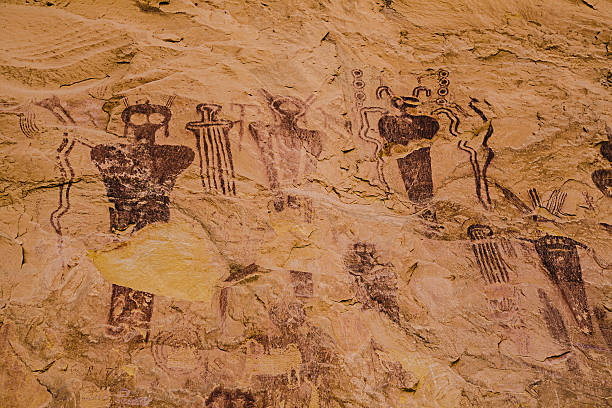 istock Sego Canyon Ancient Alien Pictographs 461014791