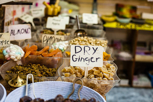 istock Spices on display in open market Israel. 461027213