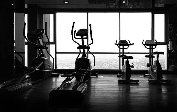istock machines at the gym room 461035579