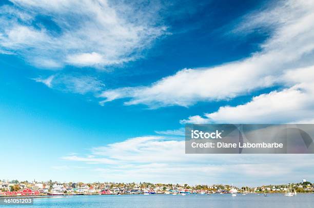 Waterfront Of Beautiful Lunenburg Nova Scotia Stock Photo - Download Image Now - Autumn, Bay of Water, Canada