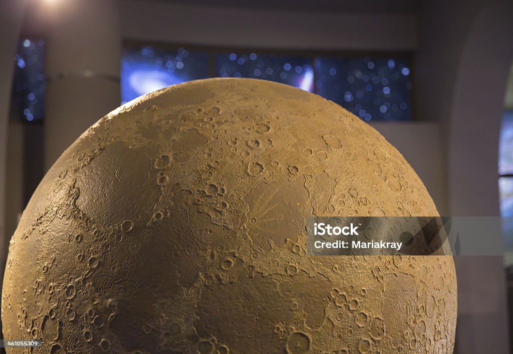 Moon model big model of moon in an observatory Astronomy Stock Photo