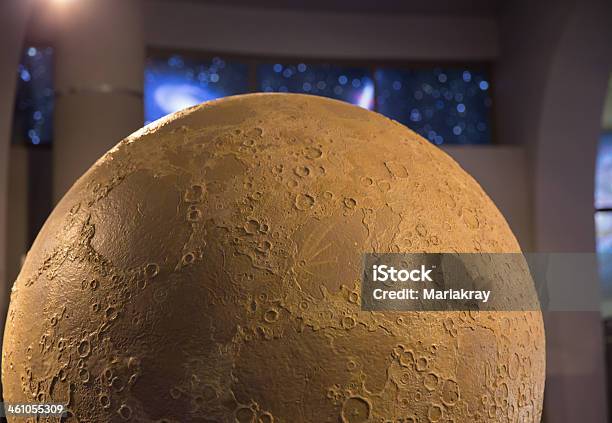 Moon Model Stock Photo - Download Image Now - Astronomy, Museum, Artificial