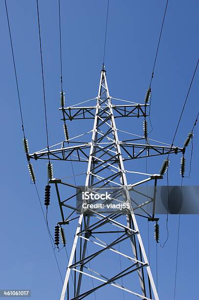 Electric Pylon Stock Photo - Download Image Now - Cable, Electricity Pylon, Equipment