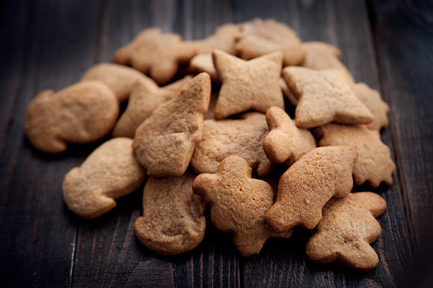 istock Aromatic and fresh gingerbread cookies 461064799
