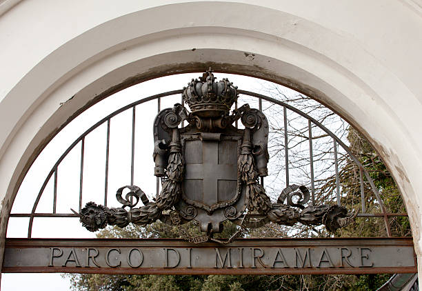 istock Coat of arms, Miramare castle 461065543