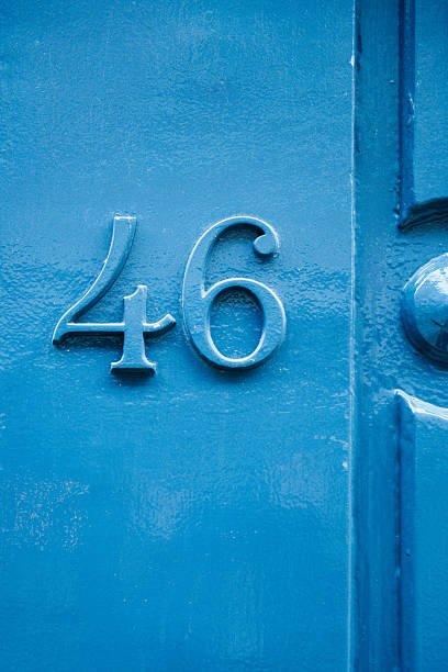 istock Elegant number on wall 461066075