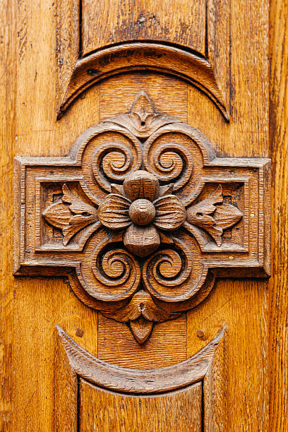istock Antique wooden door 461066463