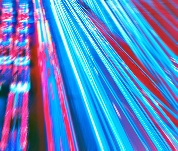 istock Beautiful night city in motion 461067003