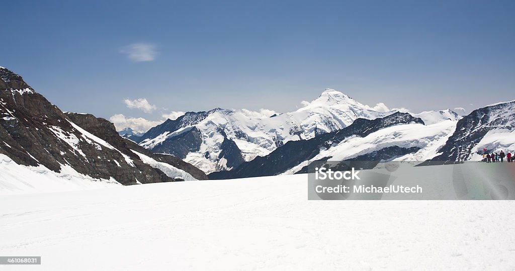 Aletschhorn, швейцарские Альпы - Стоковые фото Без людей роялти-фри