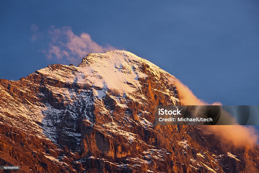 アイガー、スイスアルプスの眺め - アイガーのロイヤリティフリーストックフォト