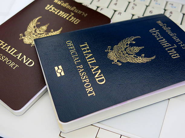 istock Ordinary and official passport, Thailand 461069895