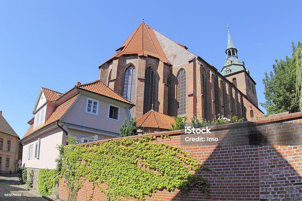 Historical buildings, Lüneburg St. Michaelis Church in Lüneburg. Architecture Stock Photo