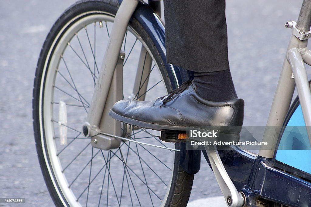 Bicycles Modern office worker on bicycle Adult Stock Photo