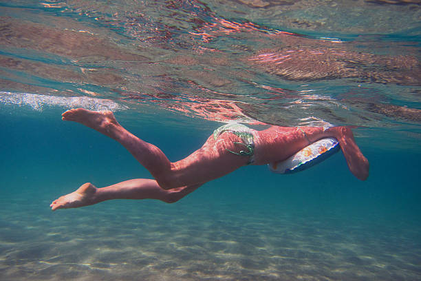 istock woman in bikini floating sea 461072587