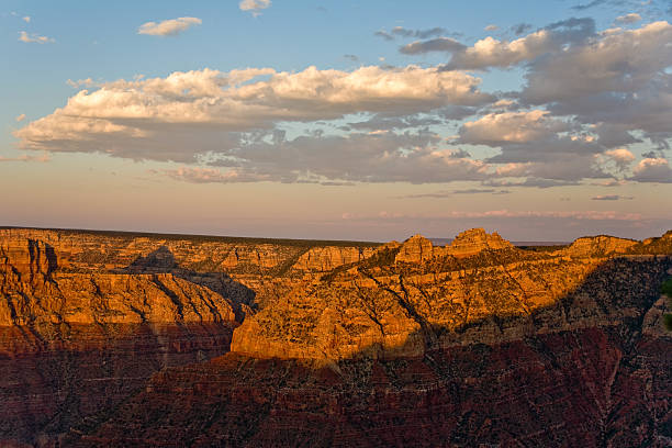 colorful Sunset at Grand Canyon seen from Mathers Point colorful Sunset at Grand Canyon seen from Mathers Point, South Rim yaki point stock pictures, royalty-free photos & images