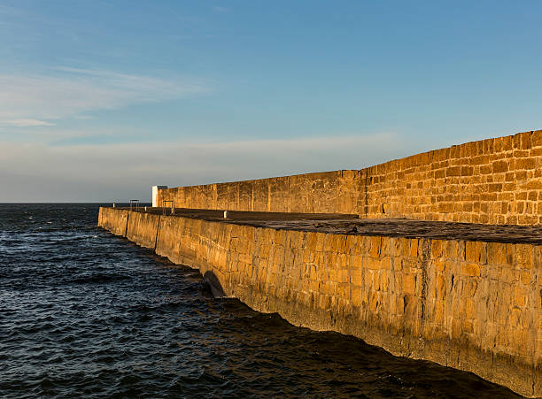 istock Hopeman's long pier in winter. 461081083