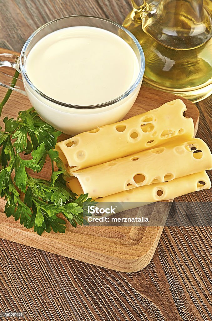 cheese Black Color Stock Photo