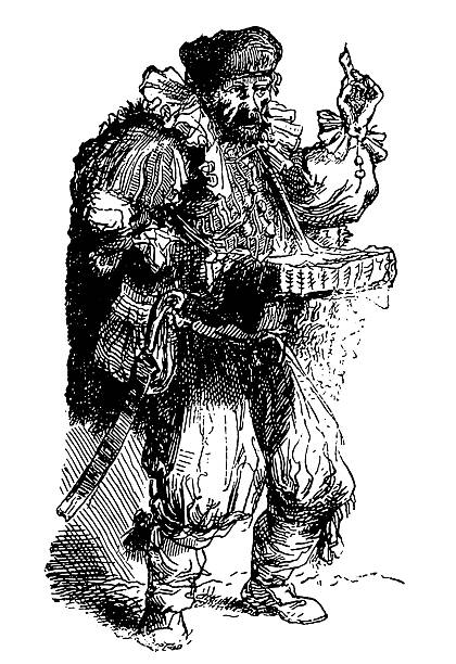 점주 렘브란트 - rembrandt stock illustrations