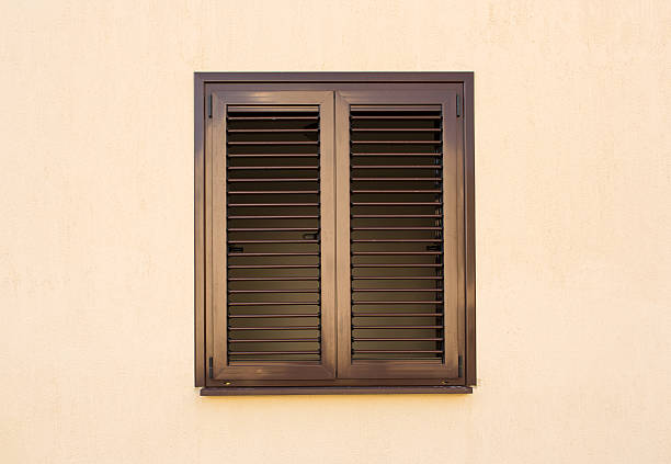 istock Detail of a window with shutters closed 461091871
