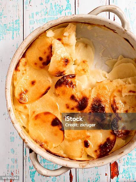 Scalloped Potatoes Stock Photo - Download Image Now - Baked, Close-up, Color Image