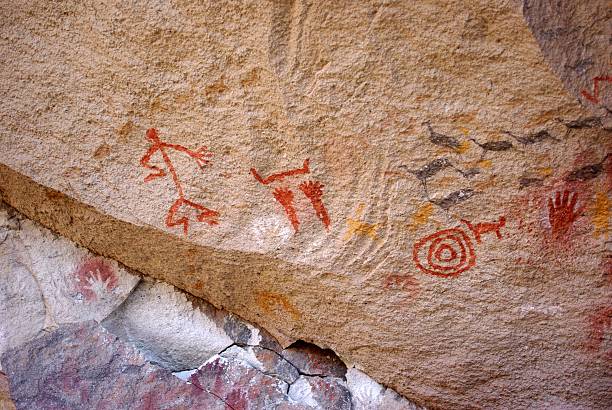 istock Rock paintings in Patagonia 461105003