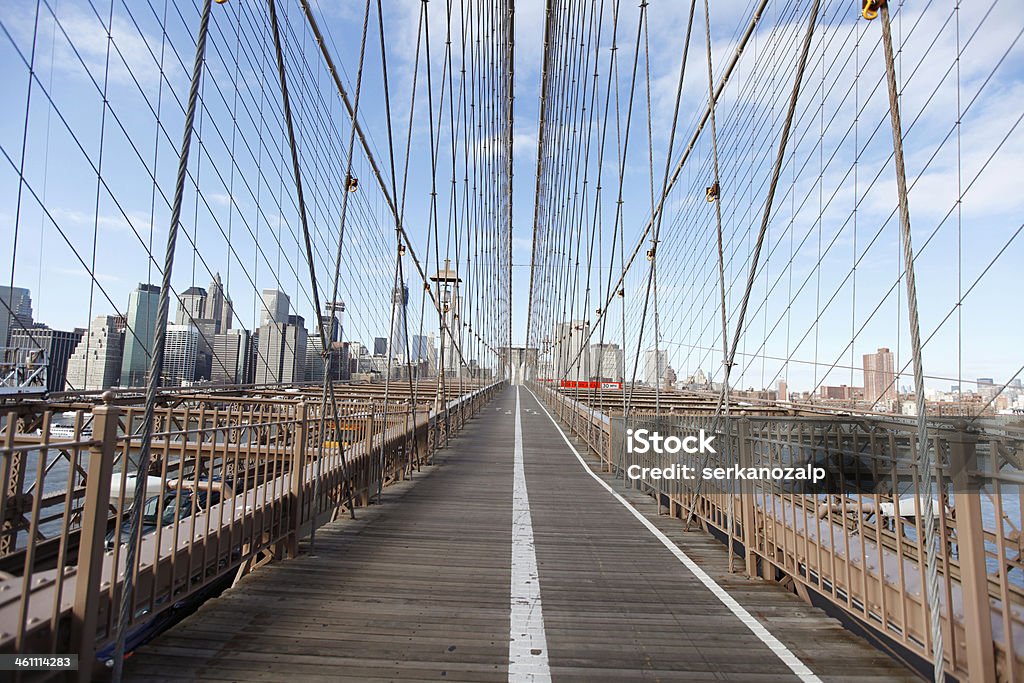 Pont de Brooklyn - Photo de Angle libre de droits