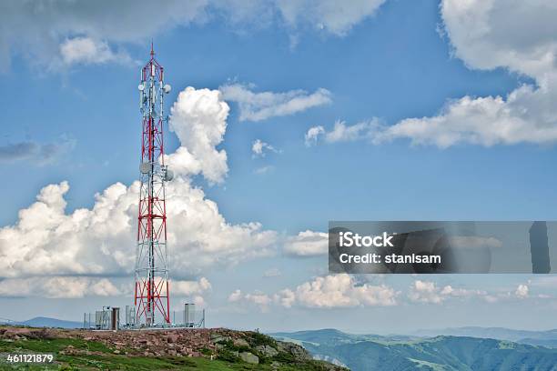 Communication Antenna Tower Stock Photo - Download Image Now - Antenna - Aerial, Backgrounds, Bandwidth