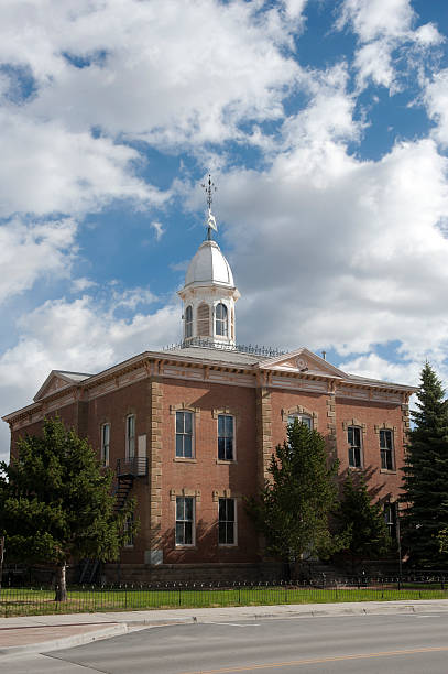 istock Small Town Main Street with Courthouse 461126837