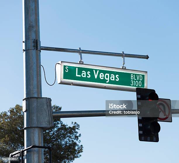 Las Vegas Boulevard Cartello Stradale - Fotografie stock e altre immagini di Ambientazione esterna - Ambientazione esterna, Architettura, Boulevard